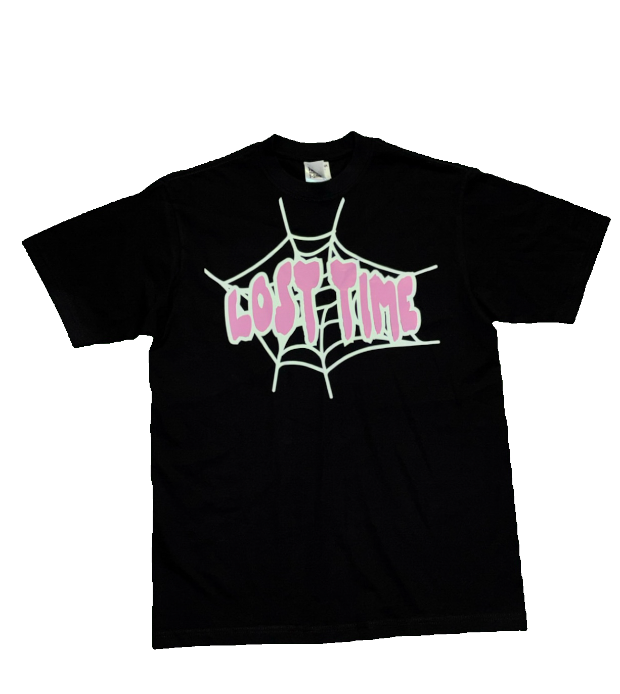 “Stuck In Time" Tee BLK (Bubblegum)
