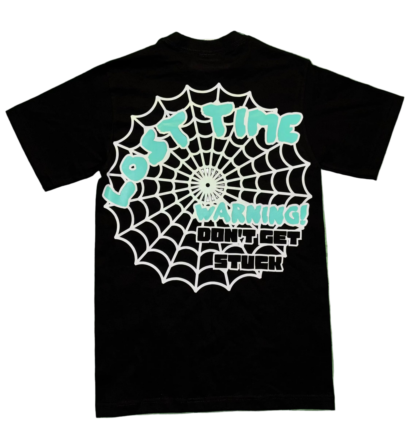 "Stuck In Time" Tee BLK (Teal)