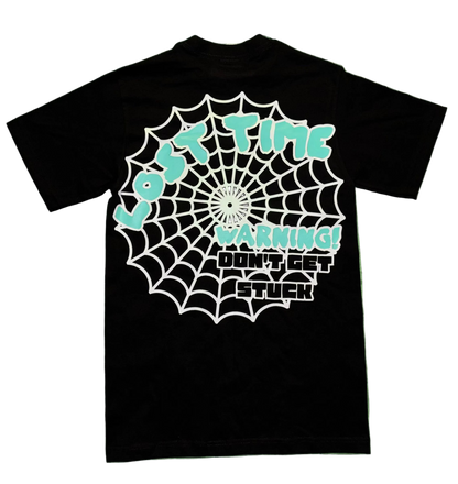 "Stuck In Time" Tee BLK (Teal)