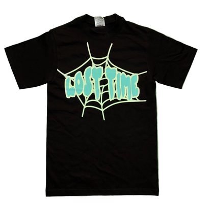 "Stuck In Time" Tee BLK (Teal)